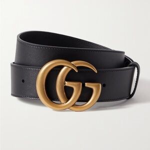 Gucci Marmont Belt with Gold Double G Buckle | 100% Authentic EUC Sz 8-12